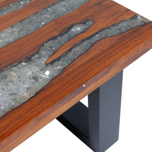 Galleria Design Coffee Table Teak Resin 100x50 cm