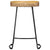 Galleria Design Gavin Bar Stools 2 pcs Solid Mango Wood