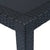 Galleria Design Garden Table Anthracite 79x79x72 cm Plastic Rattan Look