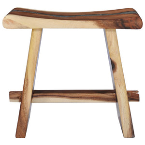 Galleria Design Stool Solid Suar Wood and Polyresin