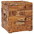 Galleria Design Storage Stool Solid Teak Wood