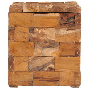 Galleria Design Storage Stool Solid Teak Wood