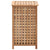 Galleria Design Laundry Bin 39x39x65 cm Solid Walnut Wood