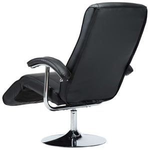 Galleria Design TV Armchair Black Faux Leather