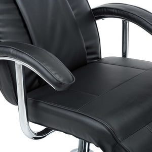 Galleria Design TV Armchair Black Faux Leather