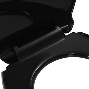 Galleria Design Soft-close Toilet Seat with Quick-release Design Black