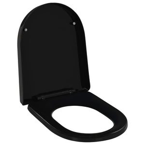 Galleria Design Soft-close Toilet Seat with Quick-release Design Black