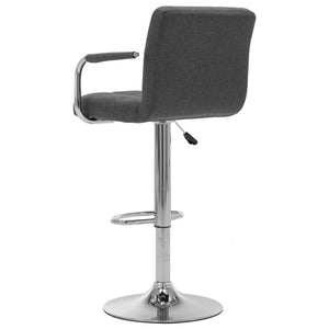 Galleria Design Bar Stool Dark Grey Fabric