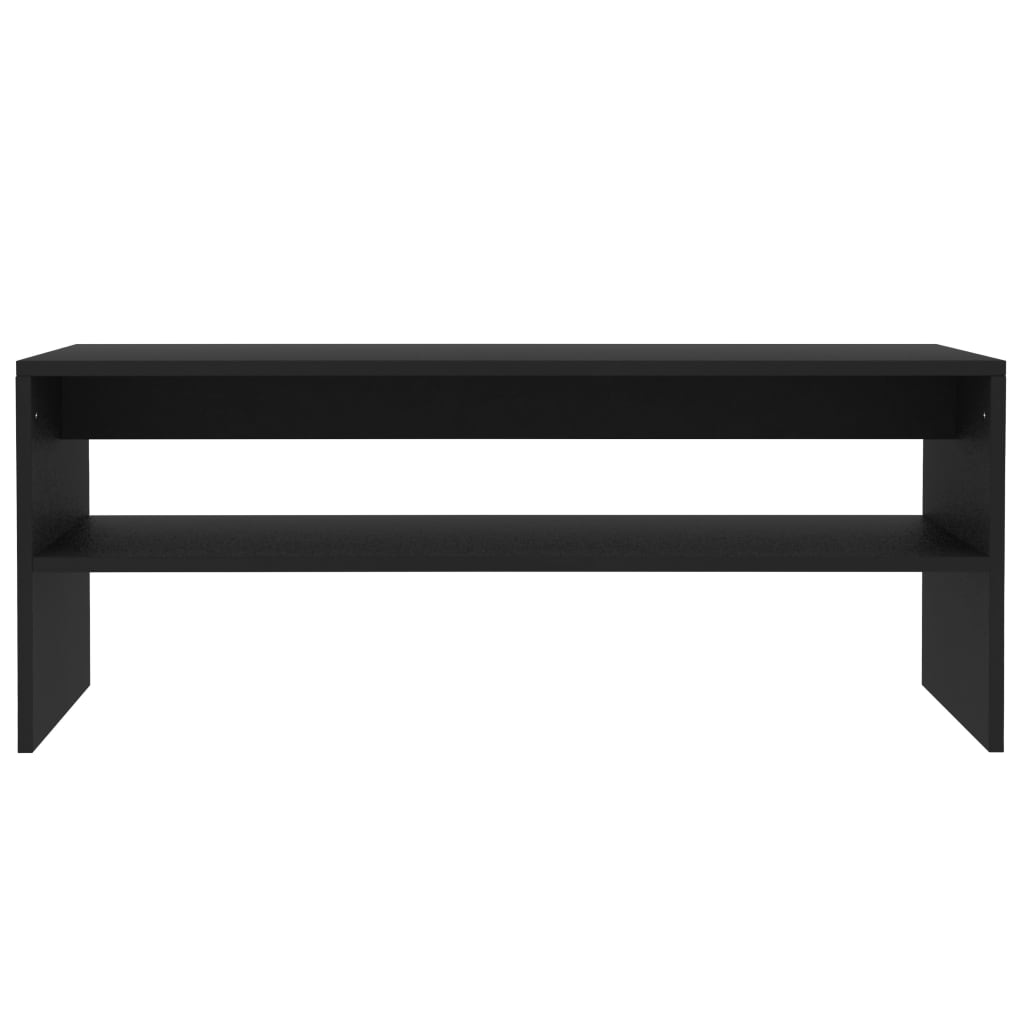 Galleria Design Coffee Table Black 100x40x40 cm Engineered Wood