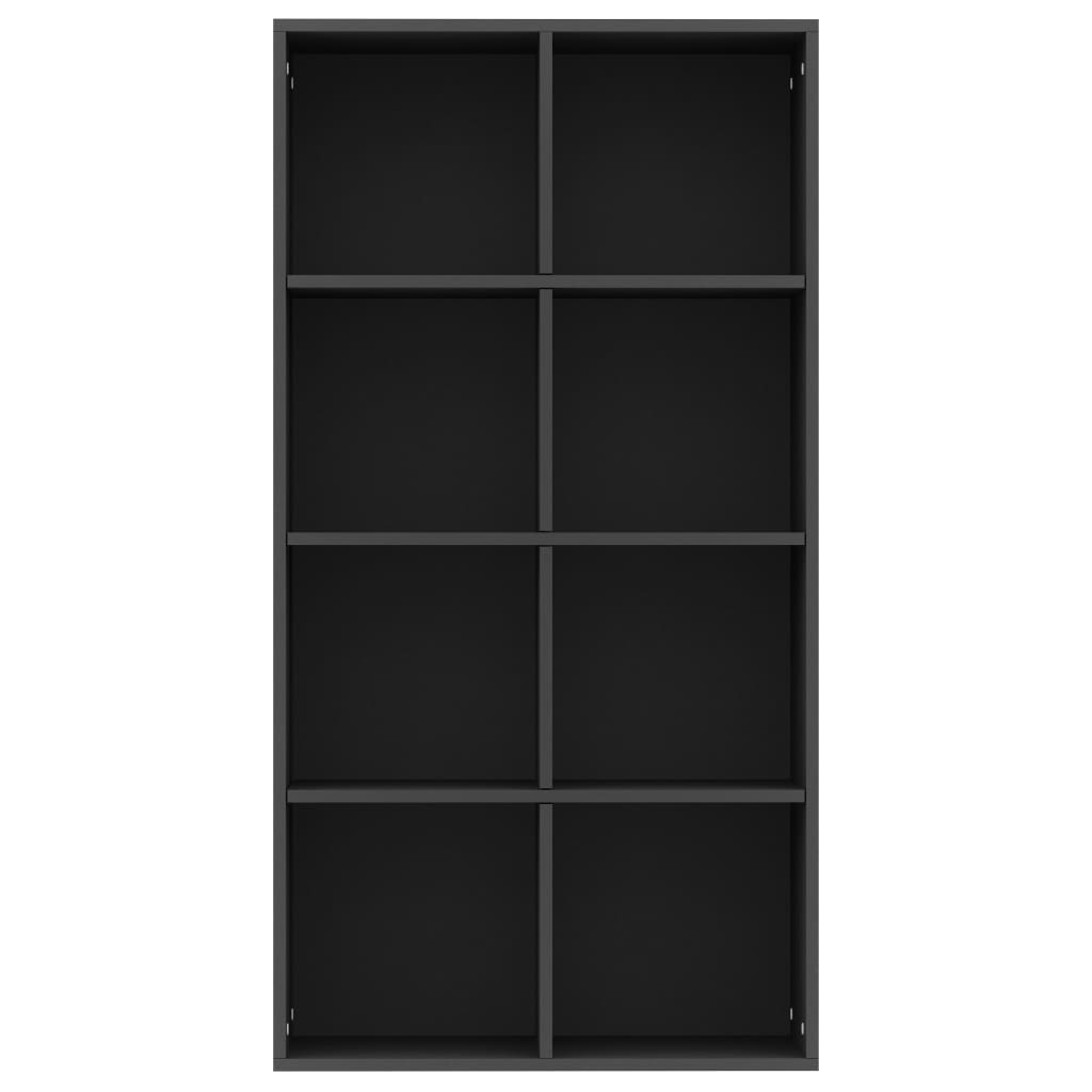 Galleria Design Book Cabinet/Sideboard Black 66x30x130 cm Engineered Wood