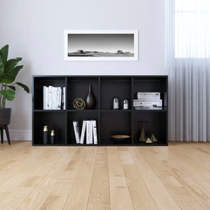 Galleria Design Book Cabinet/Sideboard Black 66x30x130 cm Engineered Wood