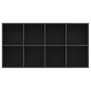 Galleria Design Book Cabinet/Sideboard Black 66x30x130 cm Engineered Wood