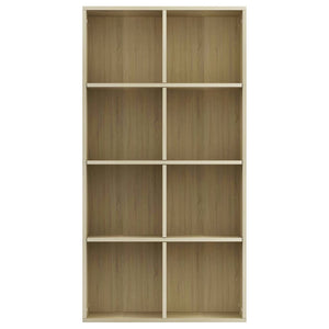 Galleria Design Book Cabinet/Sideboard Sonoma Oak 66x30x130 cm Engineered Wood