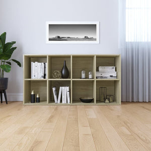 Galleria Design Book Cabinet/Sideboard Sonoma Oak 66x30x130 cm Engineered Wood