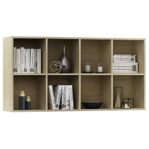 Galleria Design Book Cabinet/Sideboard Sonoma Oak 66x30x130 cm Engineered Wood