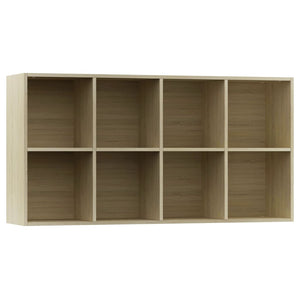 Galleria Design Book Cabinet/Sideboard Sonoma Oak 66x30x130 cm Engineered Wood