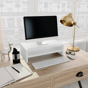 Galleria Design Monitor Stand White 42x24x13 cm Engineered Wood