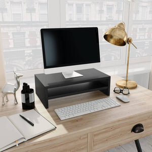 Galleria Design Monitor Stand Black 42x24x13 cm Engineered Wood