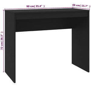 Galleria Design Desk Black 90x40x72 cm Engineered Wood