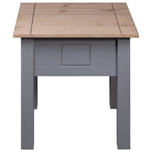 Galleria Design Nightstand Grey 50.5x50.5x52.5 cm Pine Panama Range