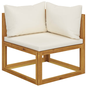 Galleria Design 6 Piece Garden Lounge Set with Cushions Solid Acacia Wood