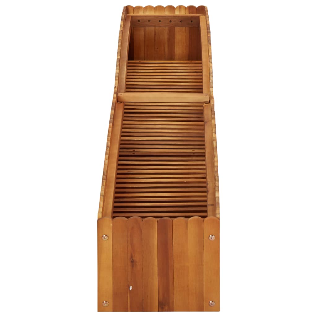 Galleria Design Garden Raised Bed 200x30x25 cm Solid Acacia Wood