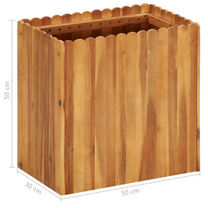 Galleria Design Garden Raised Bed 50x30x50 cm Solid Acacia Wood