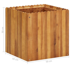 Galleria Design Garden Raised Bed 50x50x50 cm Solid Acacia Wood