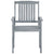 Galleria Design Garden Chairs 2 pcs Grey Solid Acacia Wood