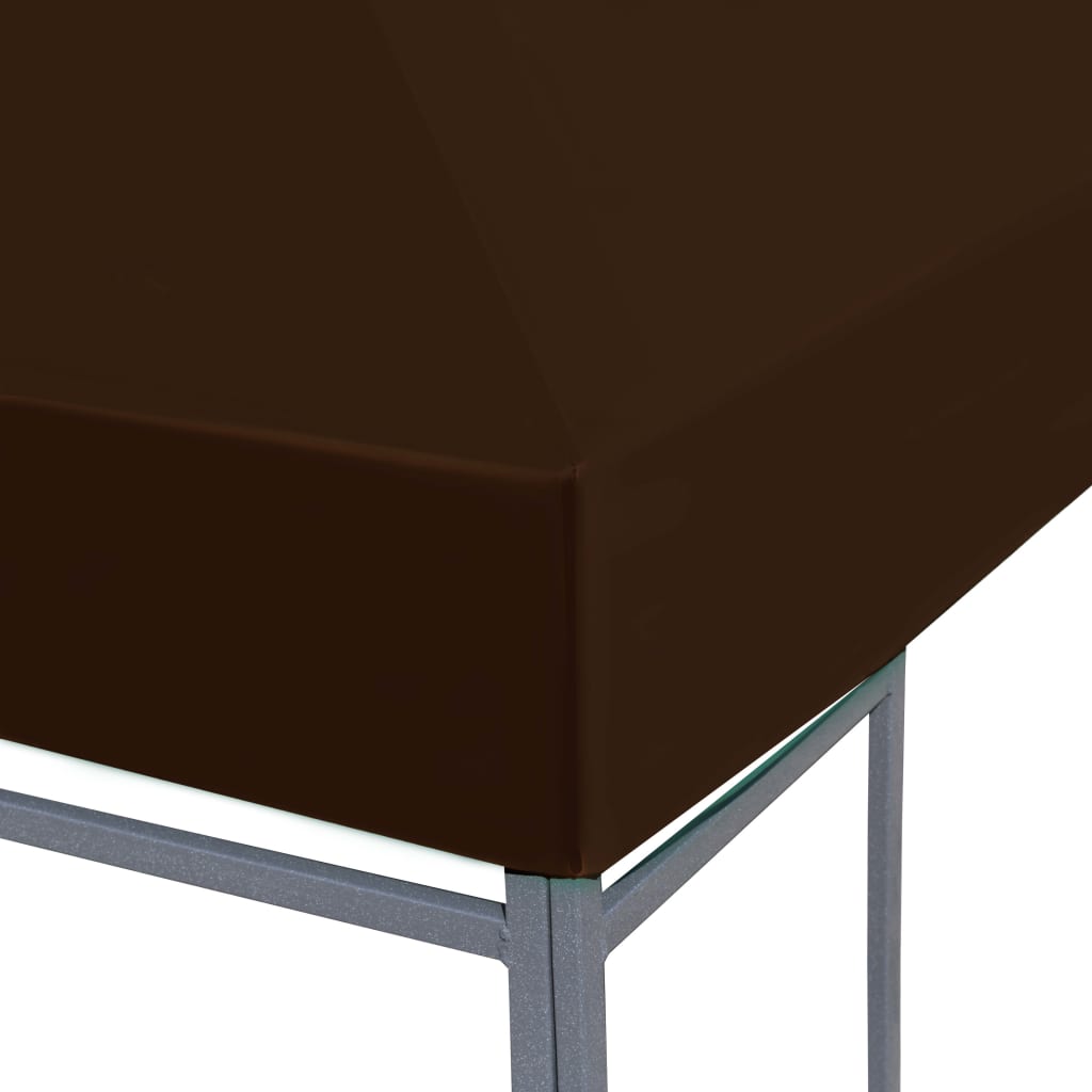 Galleria Design Gazebo Top Cover 310 g/m² 3x3 m Brown