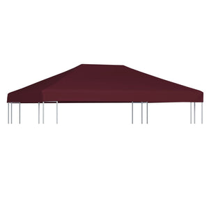 Galleria Design Gazebo Top Cover 310 g/m² 3x4 m Bordeaux