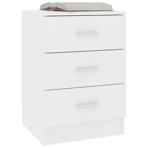 Galleria Design Bedside Cabinets 2 pcs White 38x35x56 cm Engineered Wood