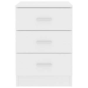 Galleria Design Bedside Cabinets 2 pcs White 38x35x56 cm Engineered Wood