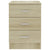 Galleria Design Bedside Cabinet Sonoma Oak 38x35x56 cm Engineered Wood