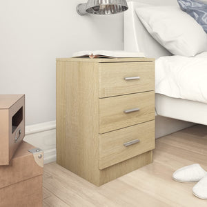 Galleria Design Bedside Cabinet Sonoma Oak 38x35x56 cm Engineered Wood