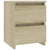 Galleria Design Bedside Cabinets 2 pcs Sonoma Oak 30x30x40 cm Engineered Wood