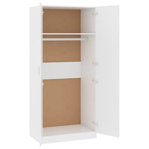 Galleria Design Wardrobe White 80x52x180 cm Engineered Wood