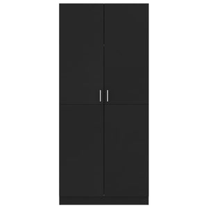 Galleria Design Wardrobe Black 80x52x180 cm Engineered Wood