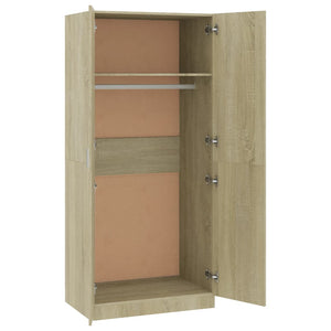 Galleria Design Wardrobe Sonoma Oak 80x52x180 cm Engineered Wood