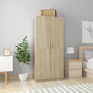 Galleria Design Wardrobe Sonoma Oak 80x52x180 cm Engineered Wood