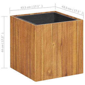 Galleria Design Garden Raised Bed Pot 43.5x43.5x44 cm Solid Acacia Wood