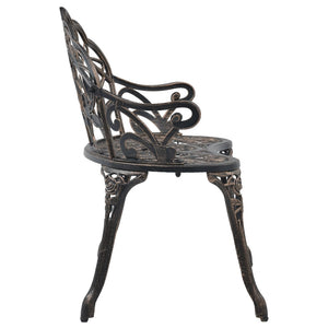 Galleria Design Bistro Bench 100cm Bronze Cast Aluminium