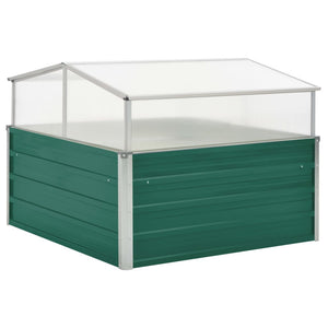 Galleria Design Greenhouse Green 100x100x77 cm Galvanised Steel