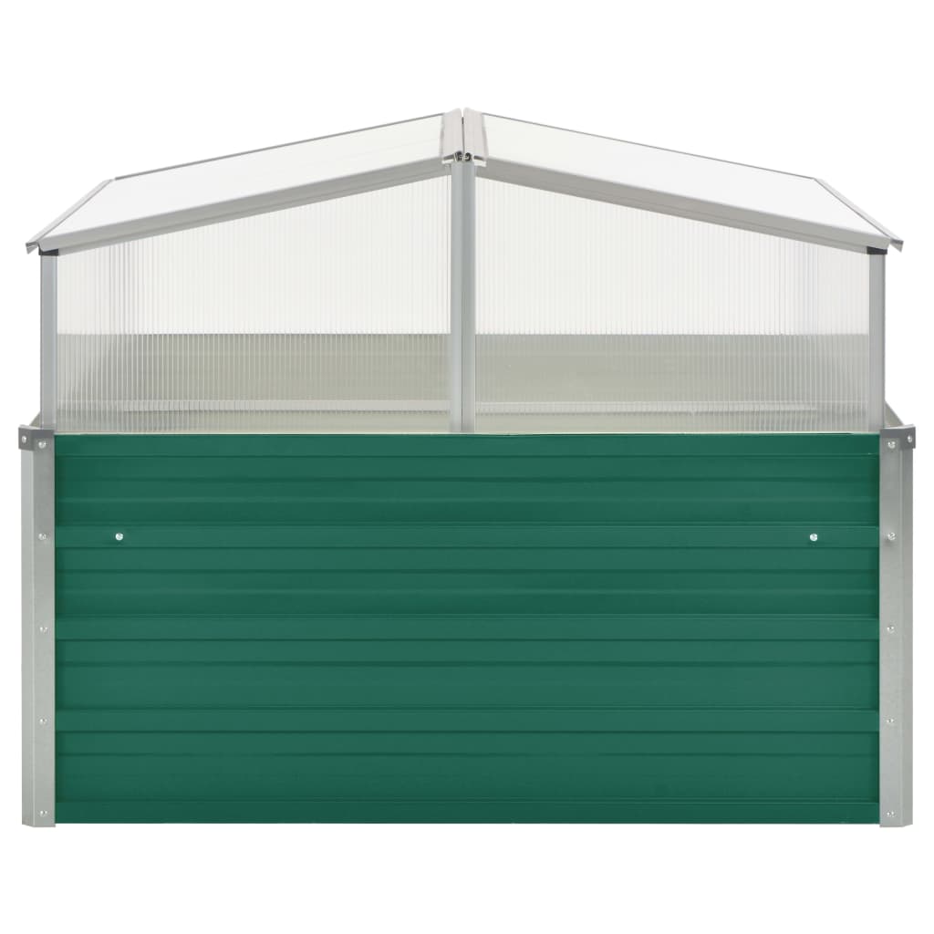 Galleria Design Greenhouse Green 100x100x77 cm Galvanised Steel