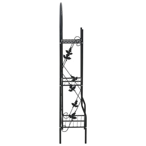 Galleria Design 3-Layer Plant Rack Black 52x28x128 cm Iron