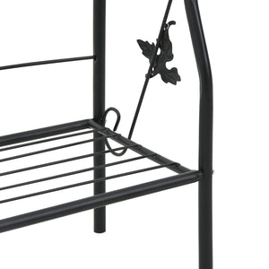 Galleria Design 3-Layer Plant Rack Black 52x28x128 cm Iron