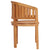 Galleria Design Banana Chairs 2 pcs Solid Teak Wood