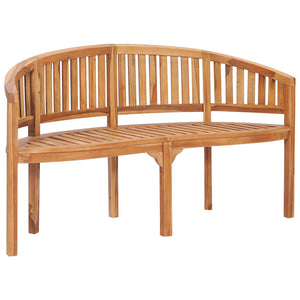 Galleria Design Banana Bench 151 cm Solid Teak Wood