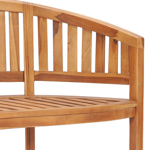 Galleria Design Banana Bench 151 cm Solid Teak Wood