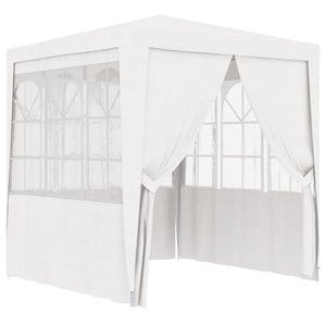 Galleria Design Professional Party Tent with Side Walls 2.5x2.5 m White 90 g/m²